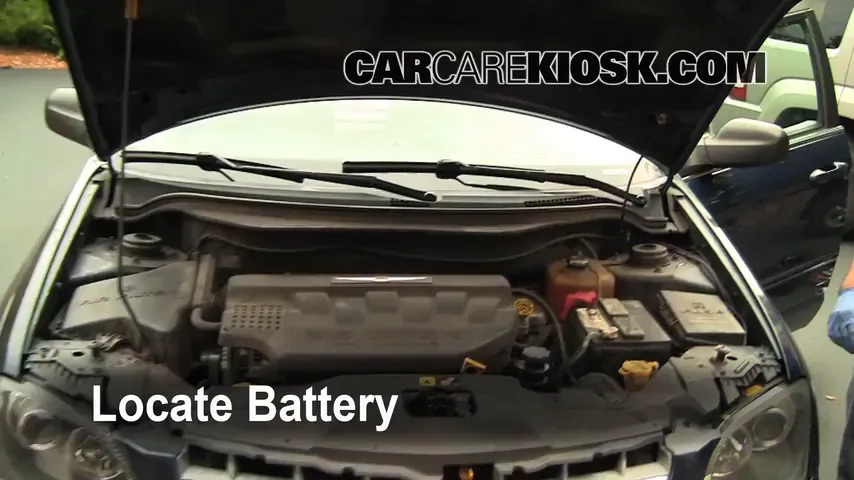 2004 Chrysler Pacifica 3.5L V6 Battery Replace